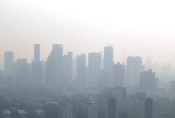 Tayland'da yoğun hava kirliliği okul kapattı yüzlerce okulda eğitim yok