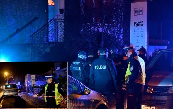 Polonya’daki korku evinde 5 genç kız yanarak öldü