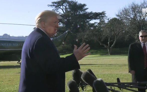 Trump: Çok hızlı bir şekilde çekileceğimizi söylemedim