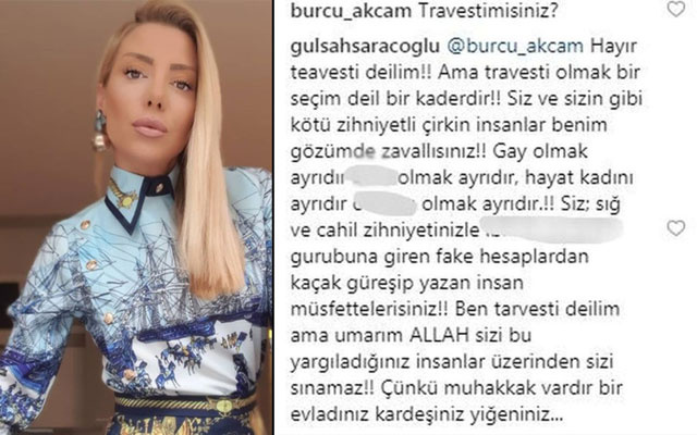 Gülşah Saraçoğlu 'Travesti misiniz' sorusuna fena patladı! 