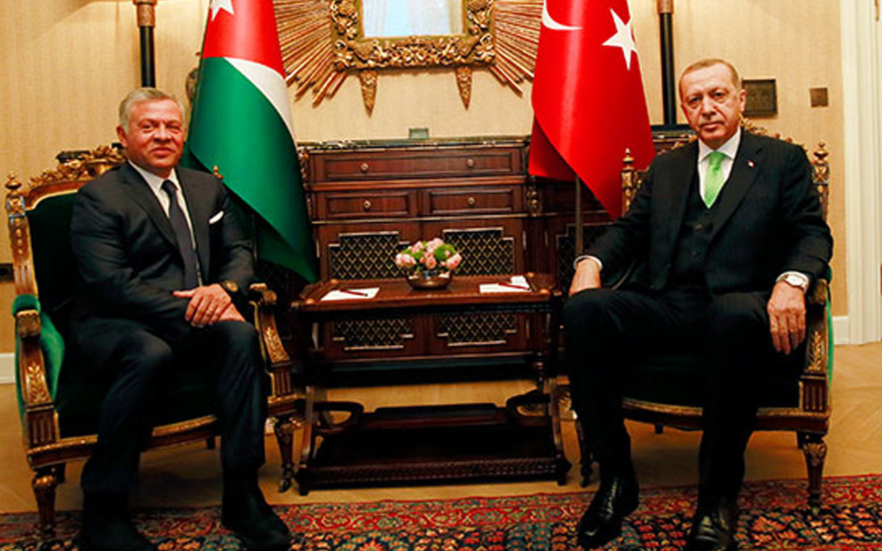 Cumhurbaşkanı Erdoğan, Ürdün Kralı ile bir araya geldi