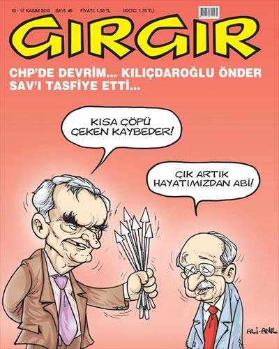CHP'deki kriz mizah dergilerinde