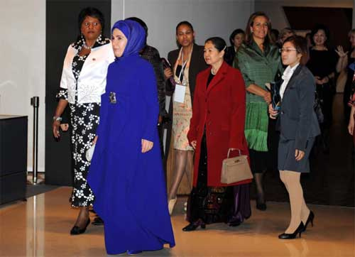 First Lady'ler zirveye renk kattı