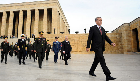 Erdoğan ve generaller Anıtkabir'de