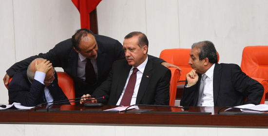 Meclis'te Erdoğan kalabalığı