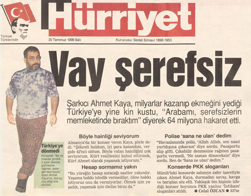 Ahmet Kaya'nın hayatını karartan manşetler