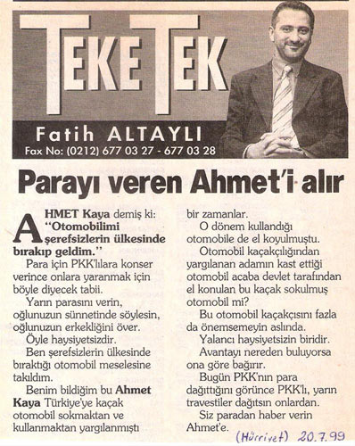 Ahmet Kaya'nın hayatını karartan manşetler