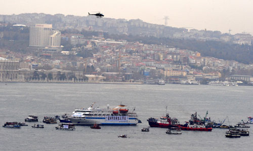 Mavi Marmara gemisi İstanbul'da