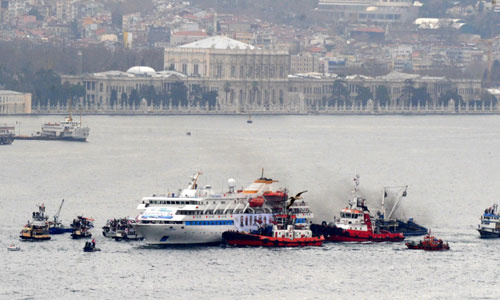 Mavi Marmara gemisi İstanbul'da