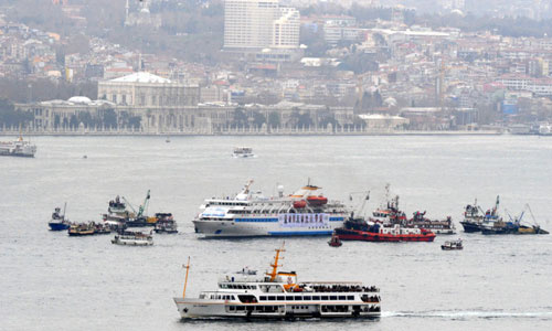 Mavi Marmara gemisi İstanbul'da