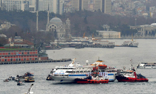 Mavi Marmara gemisi İstanbul'da