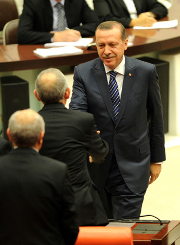 Erdoğan'dan liderlere teşekkür