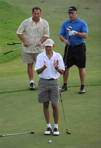 Obama yılbaşı tatilinde