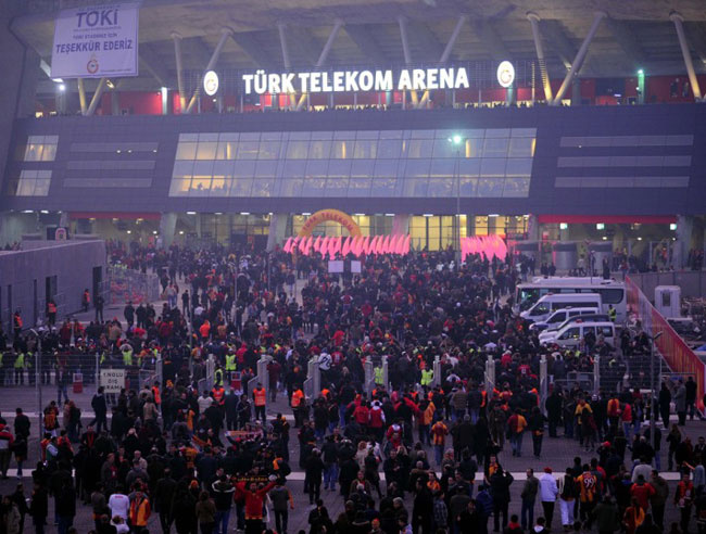 Telekom Arena'dan ilk fotoğraflar