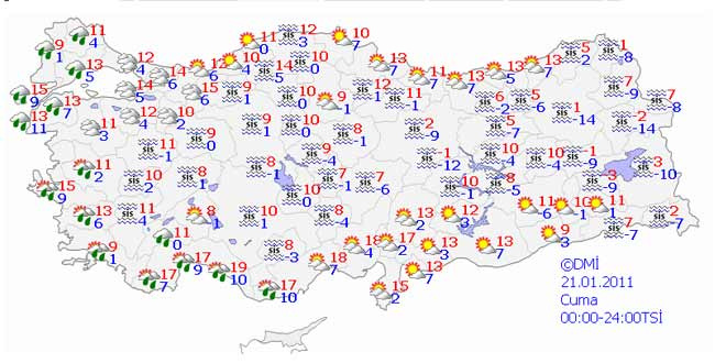 Dikkat! meteorolojiden uyarı var!