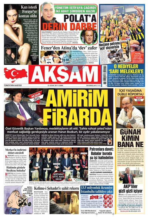 Yeniçağ Gazetesi'nde öyle bir fotoğraf var ki...