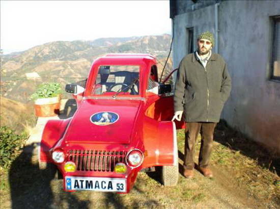 Karadenizli yerli otomobil üretti