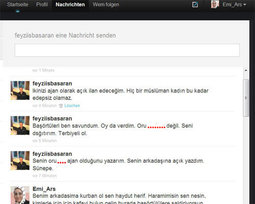 İşbaşaran Twitter'dan böyle küfretti!