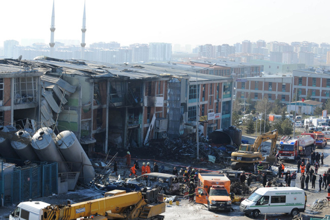 İşte Ankara'daki patlamadan görüntüler!