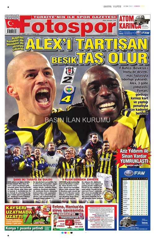Fenerbahçe manşetlere böyle oturdu!