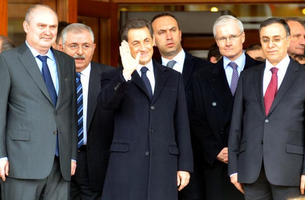 Sarkozy'nin Türkiye ziyaretinden kareler