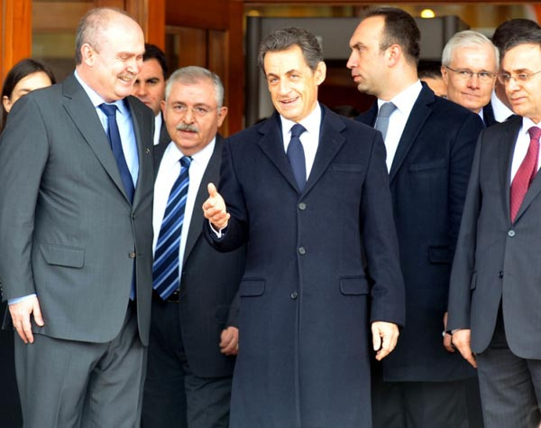 Sarkozy'nin Türkiye ziyaretinden kareler