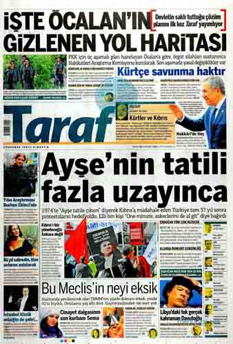 Taraf ve Milliyet gazetesi pişti oldu!
