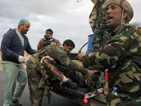 Libya'daki savaştan ürküten kareler
