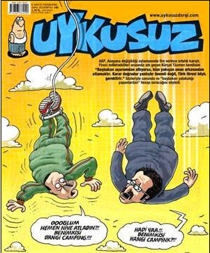 Eski bakandan karikatürlü mesaj