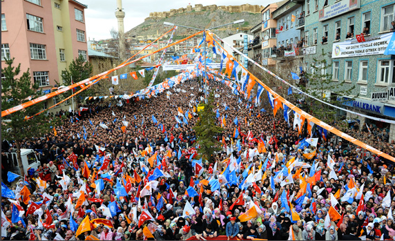 Erdoğan'ın binlerce kişiye seslendi