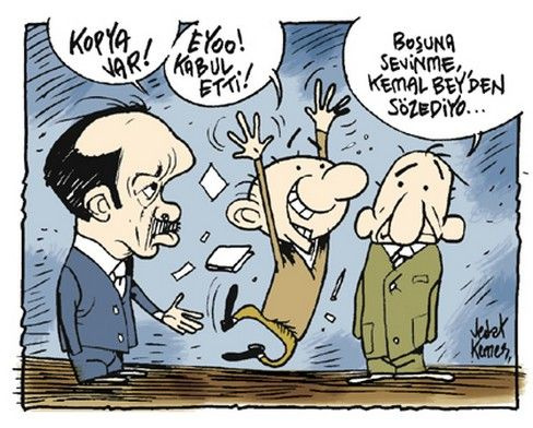 MHP'de kaset korkusu karikatürlerde