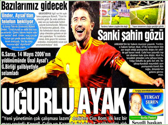 Galatasaray yeniden manşetlerde