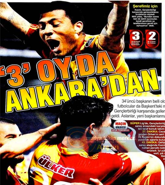 Galatasaray yeniden manşetlerde