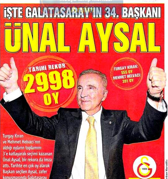 Galatasaray yeniden manşetlerde