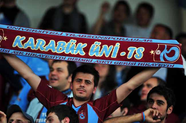 Trabzonspor'dan hüzünlü kareler