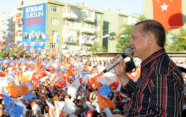 Erdoğan Mardin'de partililere seslendi