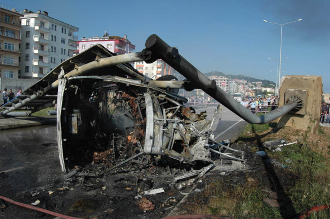 Giresun'da korkunç trafik kazası