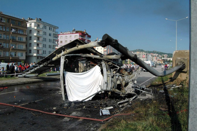 Giresun'da korkunç trafik kazası