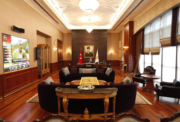 İşte Erdoğan'ın lüks çalışma ofisi
