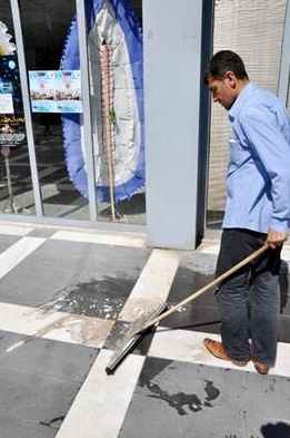 Yumurtalı protestoya coplu müdahele