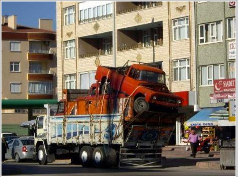 Trafiğe 4 kamyola çıktı