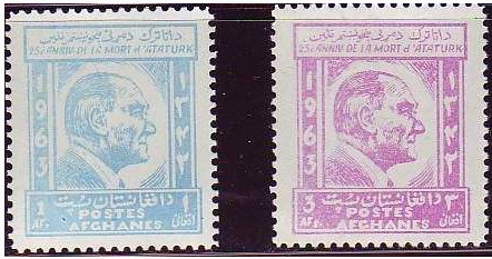 Dünya pullarından Atatürk