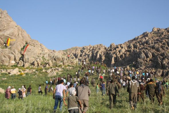 Festival PKK gösterisine dönüştü