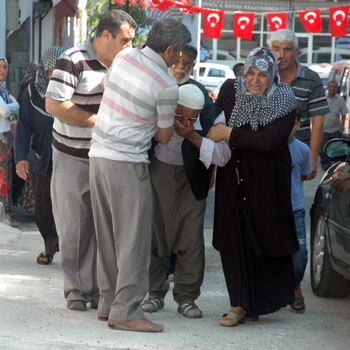 Gaziantep'te gözyaşları sel oldu