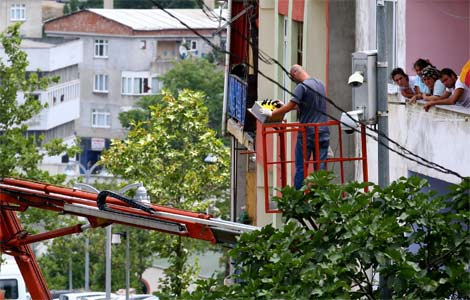 İstanbul'da dehşet anları