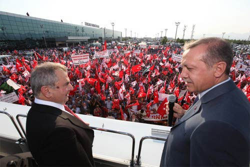 Erdoğan iki laf etti Ada ayaklandı