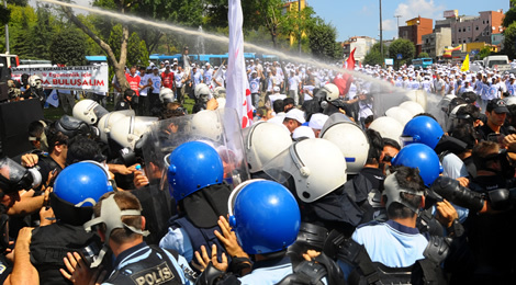 Belediye işçisine dayak