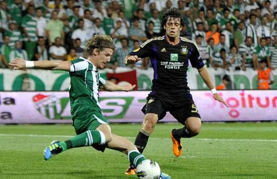 Bursaspor tur şansını zora soktu