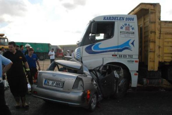 Tekirdağ yolunda katliam gibi kaza