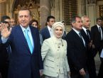 Erdoğan çifti açılışa el ele geldi